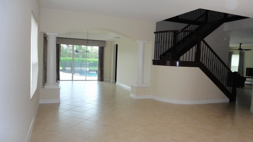 living room & dining room