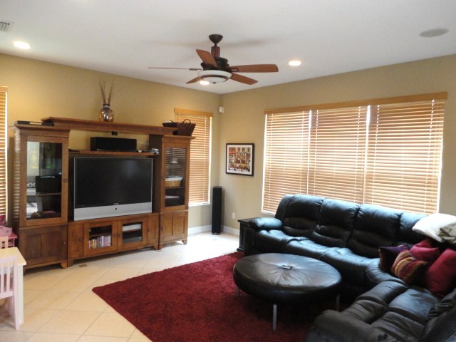 family room the large family room is pre-wired for surround sound.