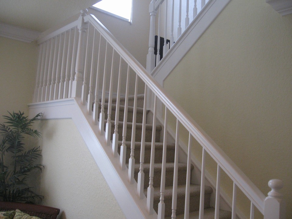 upgraded staircase and carpeting